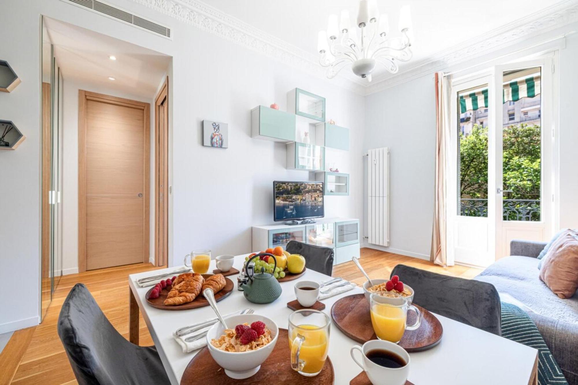 Joffre 49-D - Charming 2 Bedroom - Carre D'Or Nice Bagian luar foto