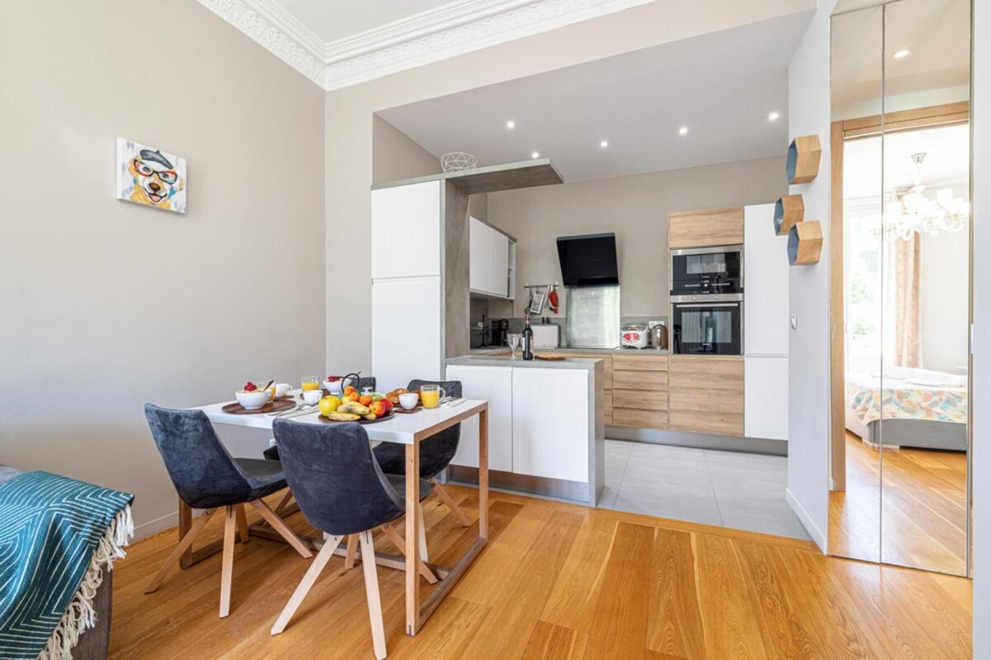 Joffre 49-D - Charming 2 Bedroom - Carre D'Or Nice Bagian luar foto